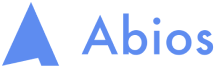 blue Abios logo